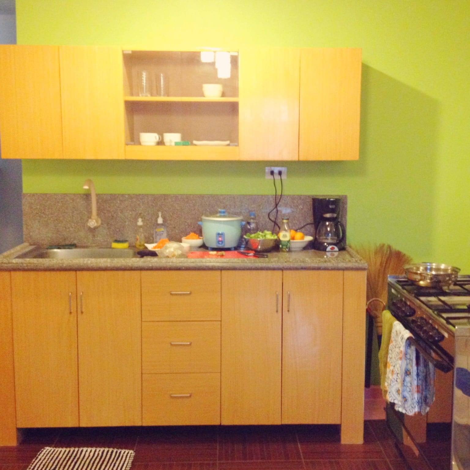 Small apartment kitchen.