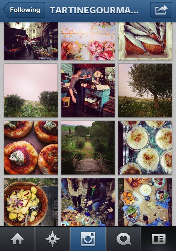 Instagram feed.