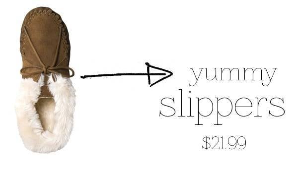 Slippers.