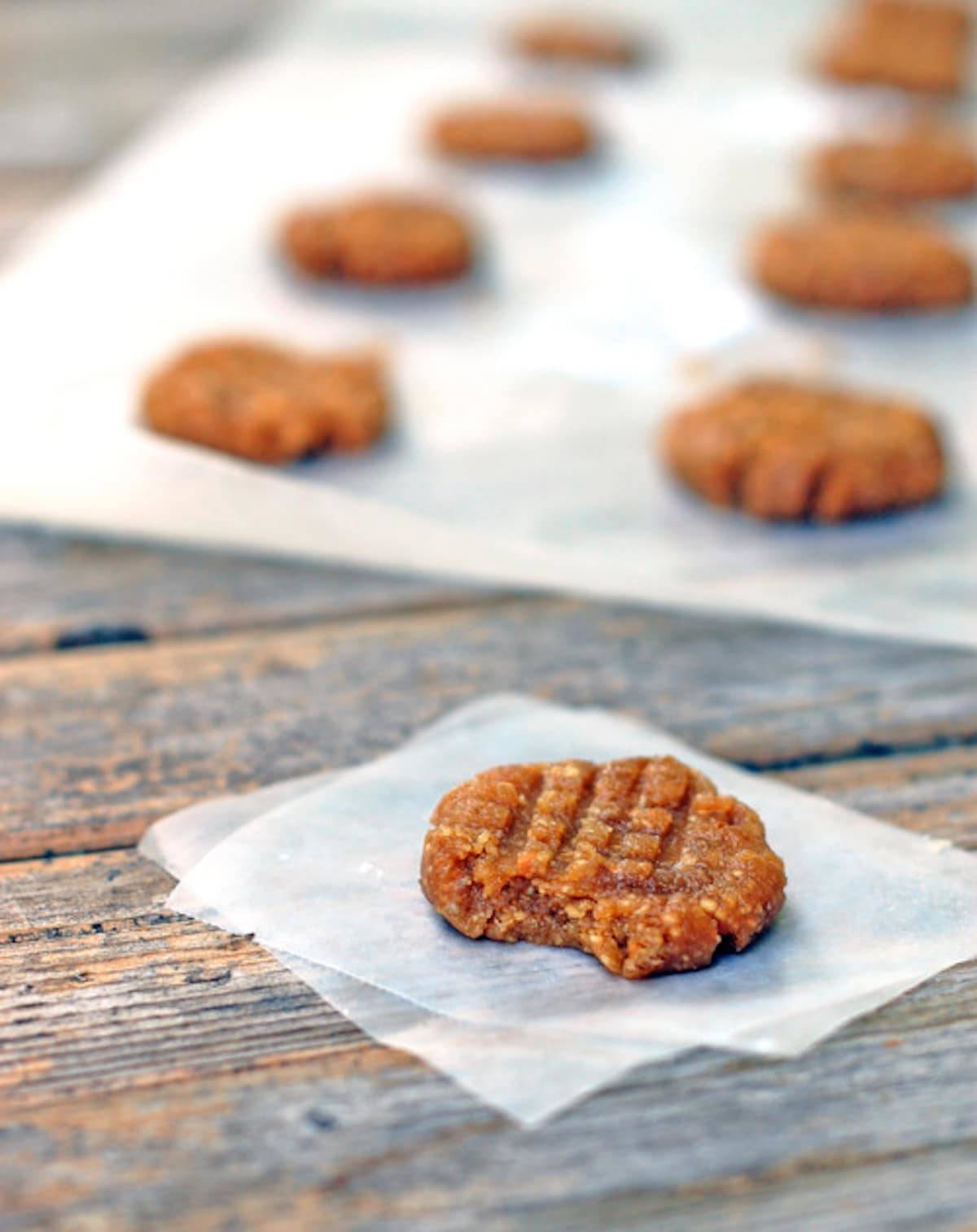 Peanut butter cookie dough bites.