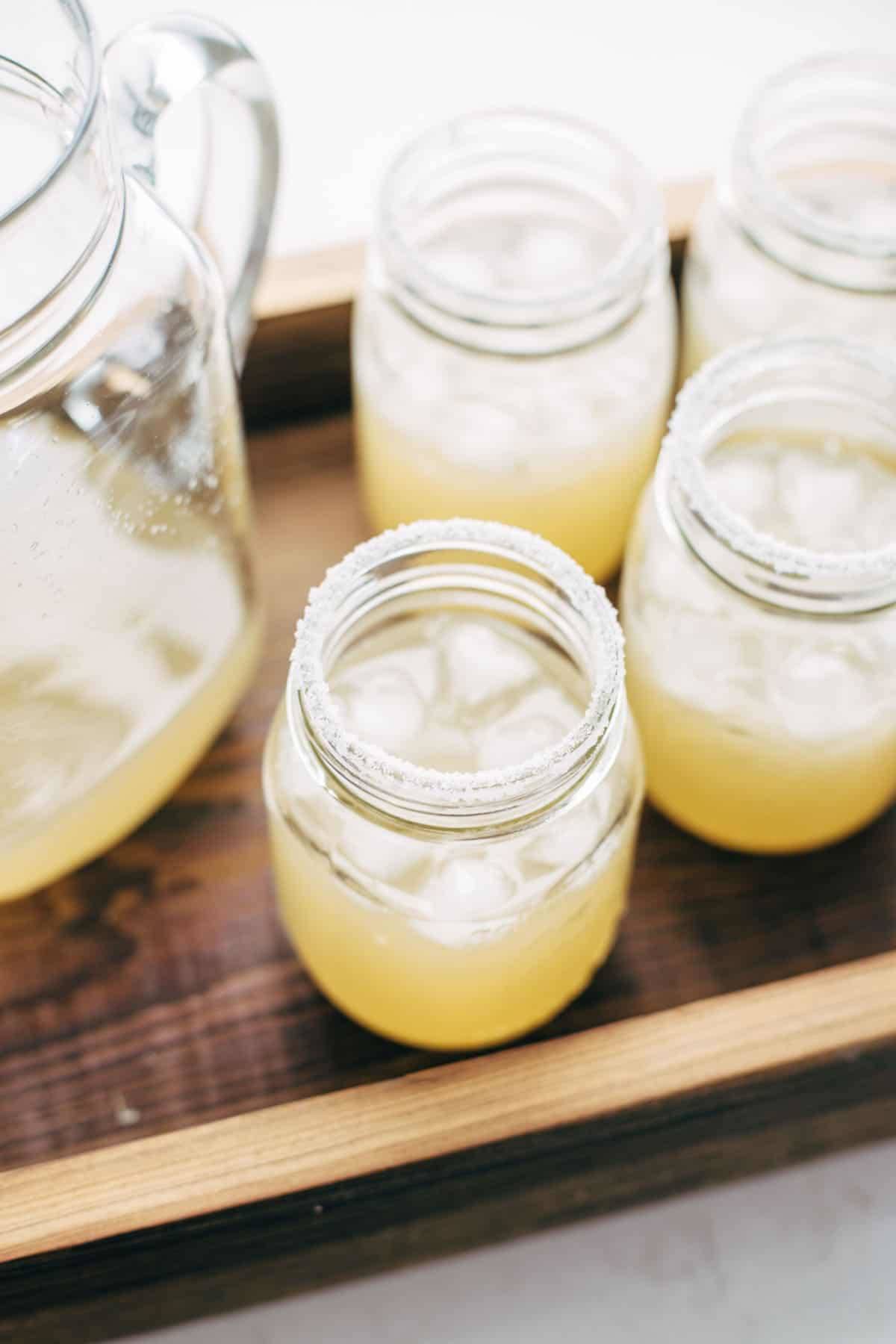 Pitcher Margaritas for a Crowd - all you need is simple syrup, lime juice, and tequila. These make THE BEST party drinks! | pinchofyum.com Pitcher Margaritas for a Crowd - all you need is simple syrup, lime juice, and tequila. These make THE BEST party drinks! | pinchofyum.com