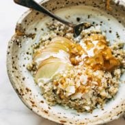 Coconut Breakfast Porridge in a bowl.