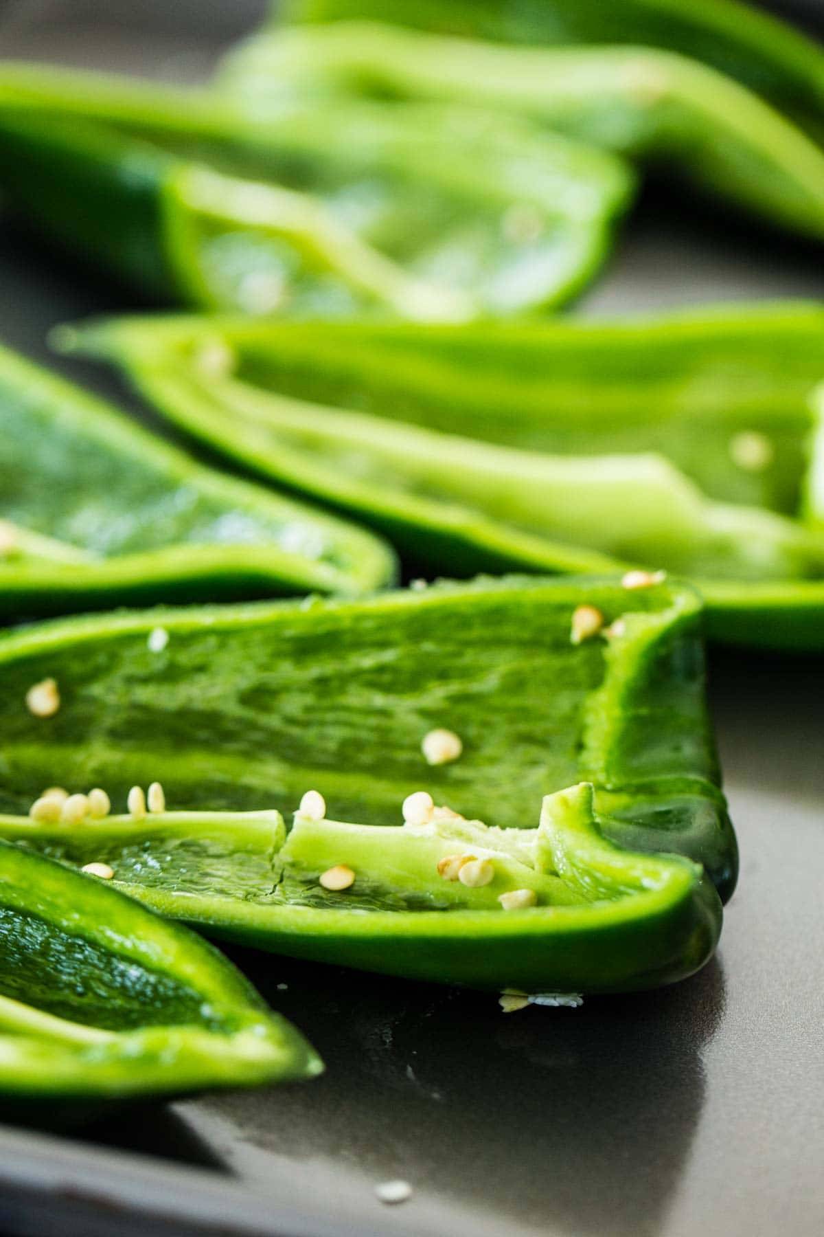 Poblano peppers.