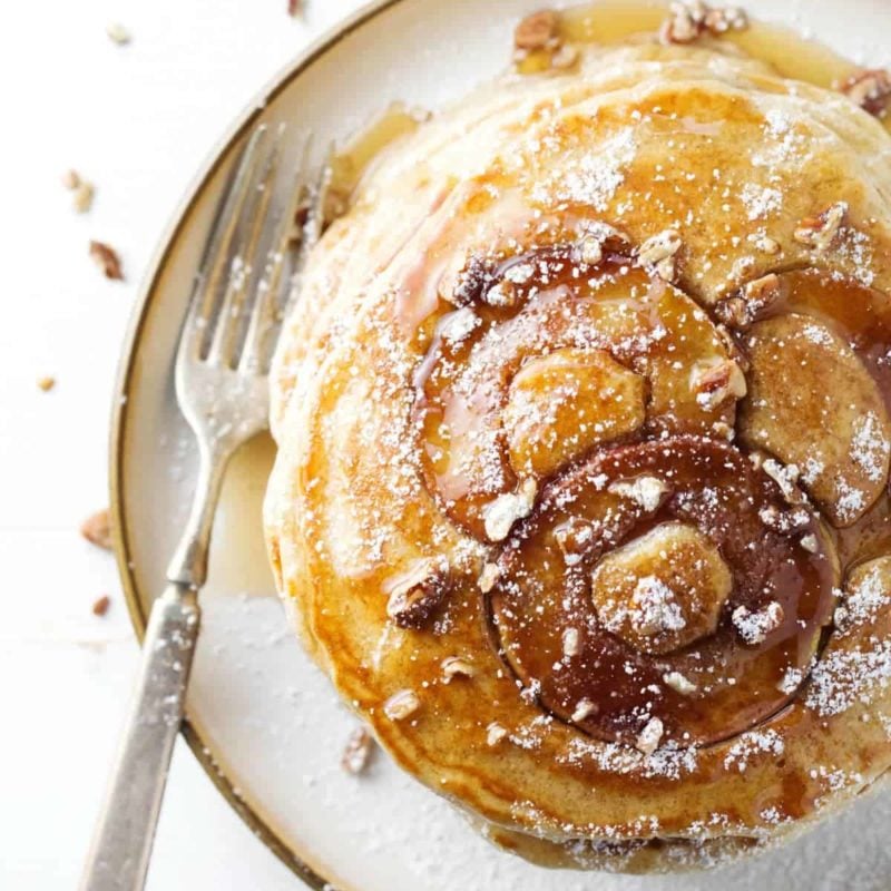 Old Fashioned Whole Wheat Apple Pancakes
