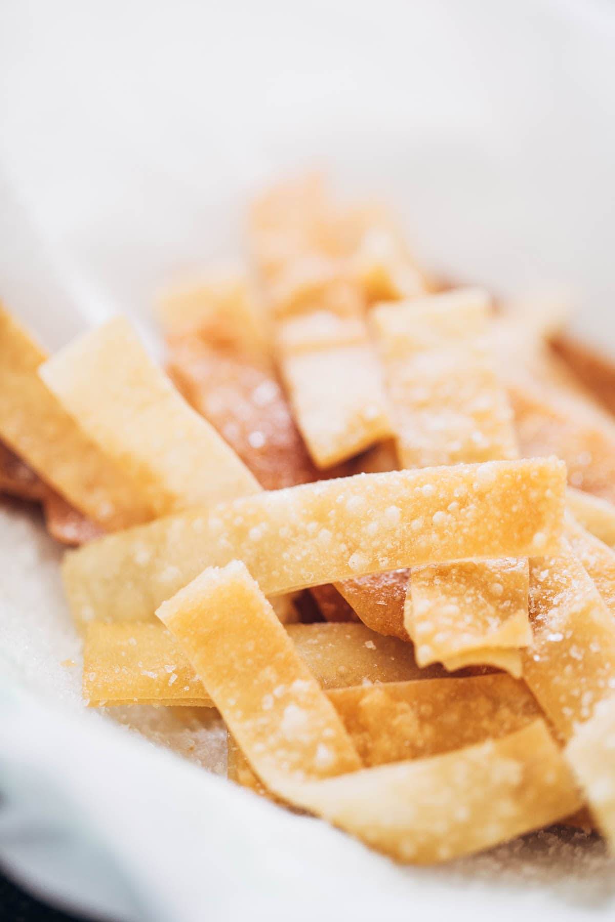 Tortilla strips.